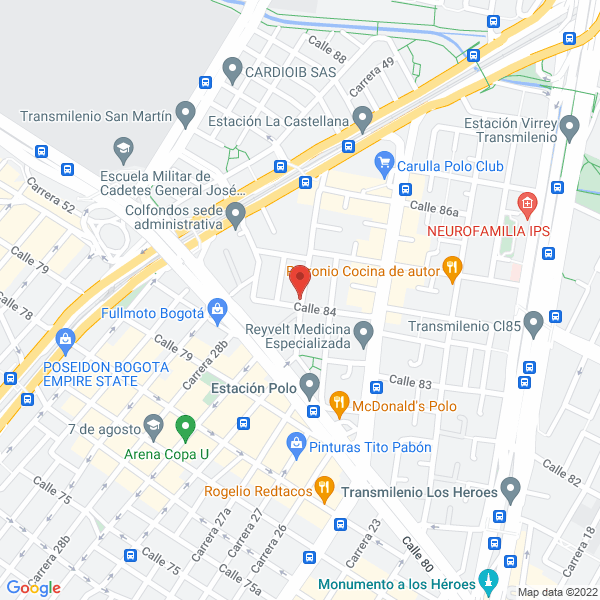 Map of Royal Travel Colombia Ltda.