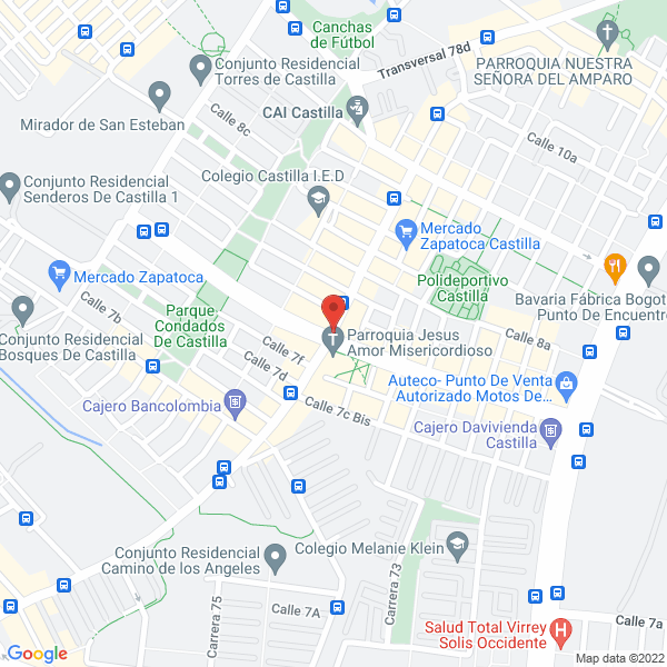 Map of Unida Médica Animal Animed