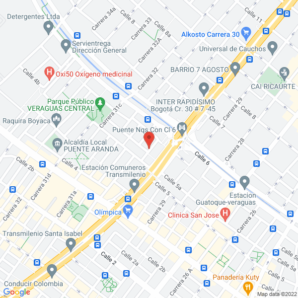 Map of Tecno Fresa Y Cía. Ltda.