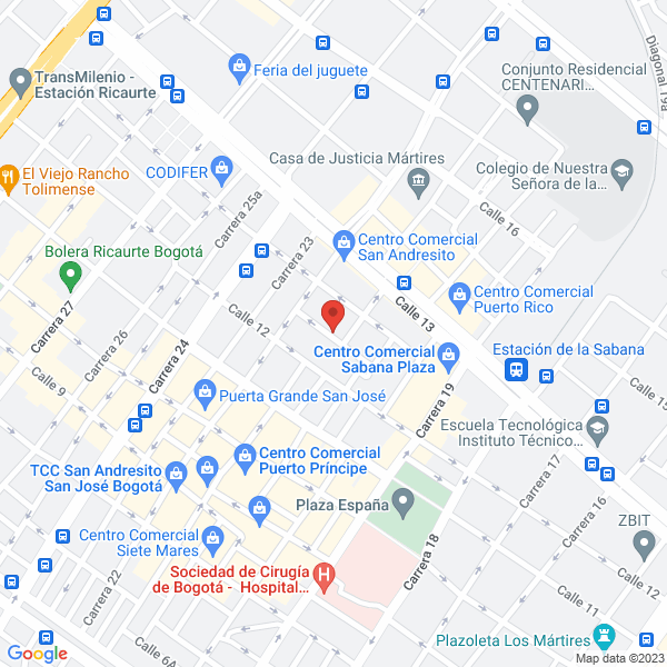 Map of Equitan S.A.S.