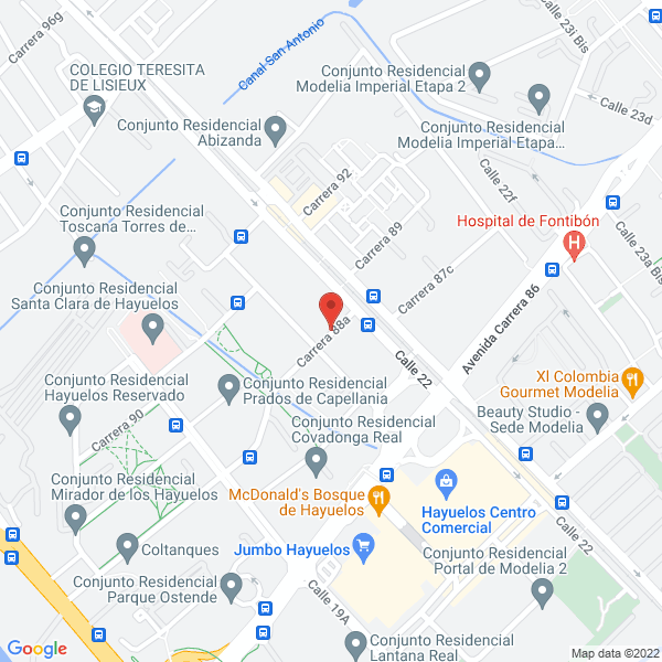 Map of L Y A Motors Ltda.