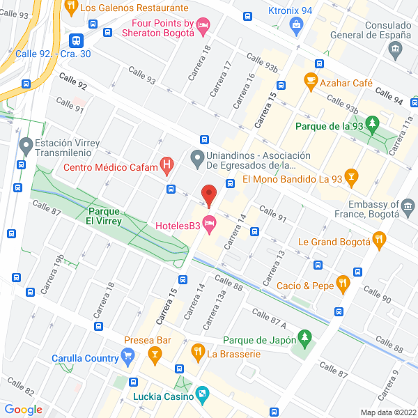 Map of U.E. Dent S.A.S.