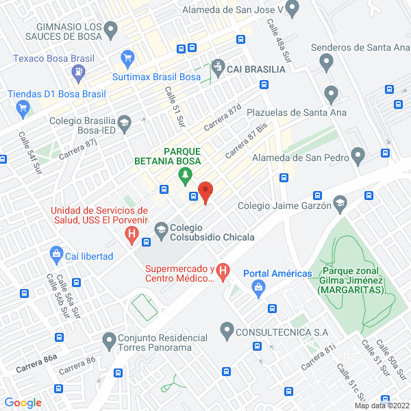 Map of Global Servicios Ambientales De Colombia S.A.S.