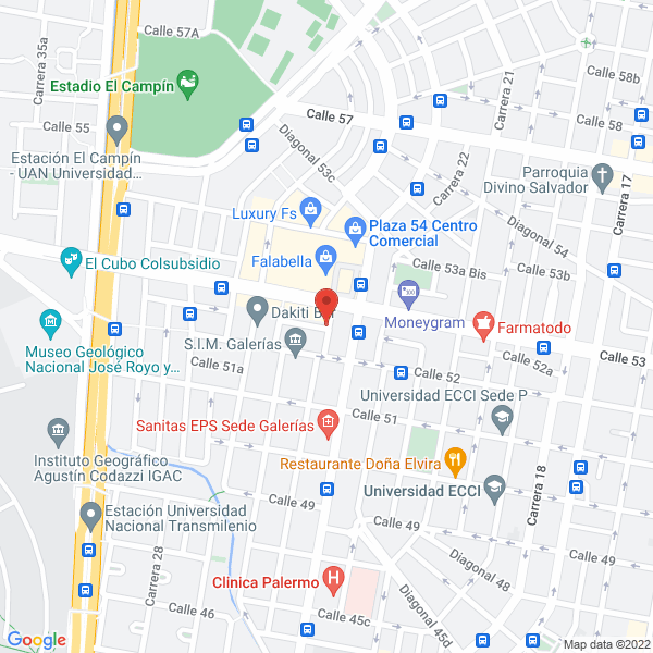 Map of De La Cuadra & Bechara S.A.S.