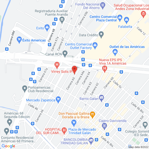 Map of Pegi Ltda.