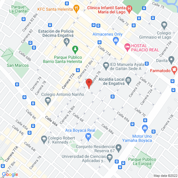 Map of Industrias Metalmecanicas Nova S.A.S.