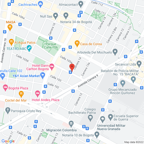 Map of Inversiones Berrio Garcia S.A.S.