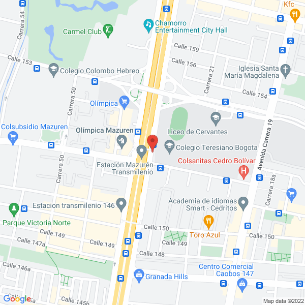 Map of Diana Patricia Avila Ramos