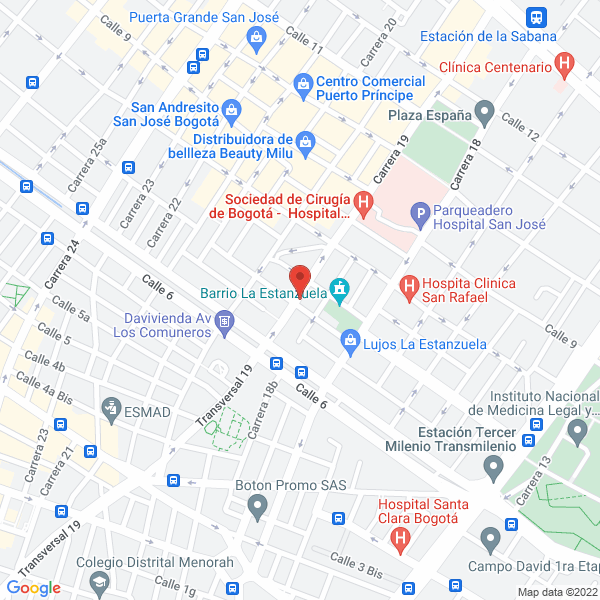 Map of Inversiones Argo