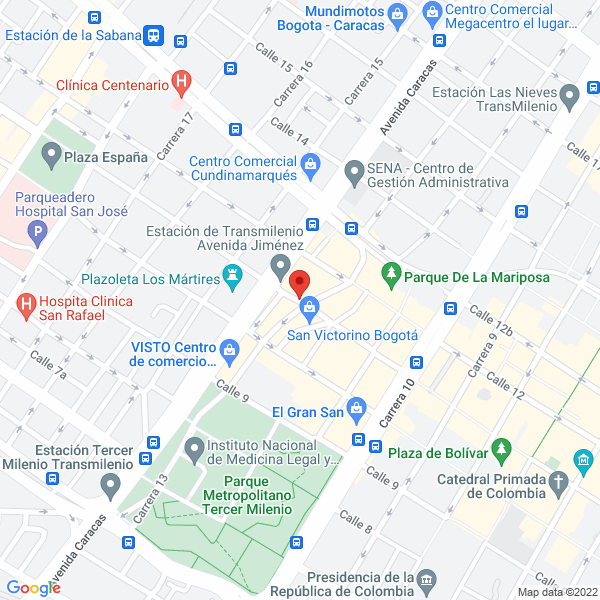 Map of Restaurante La Tienda