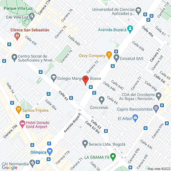 Map of Consultoría Técnica Y Financiera Mujica Vélez Ltda.