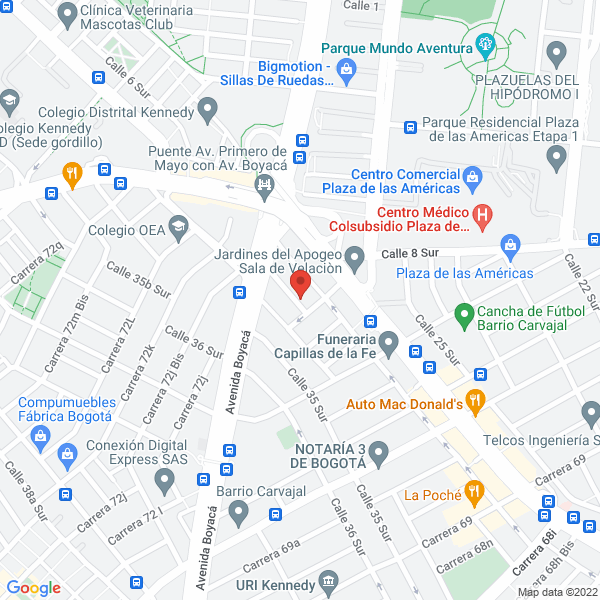 Map of Herrace S.A.S.