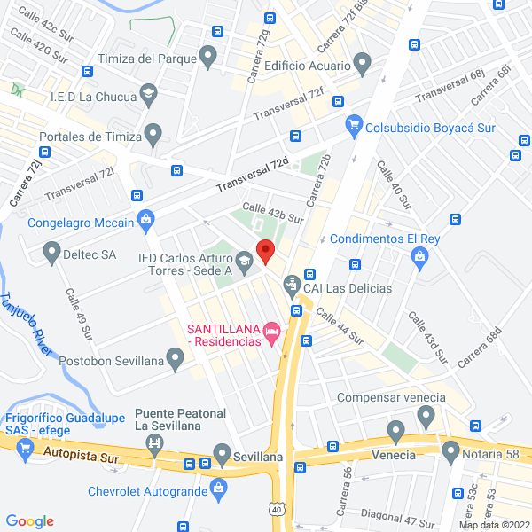Map of Z-9 Publicidad Ltda