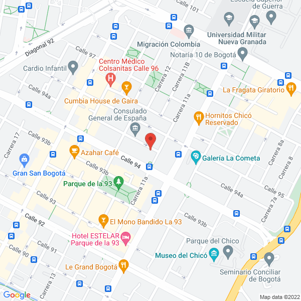 Map of Inventory &Production Assessment Ltda