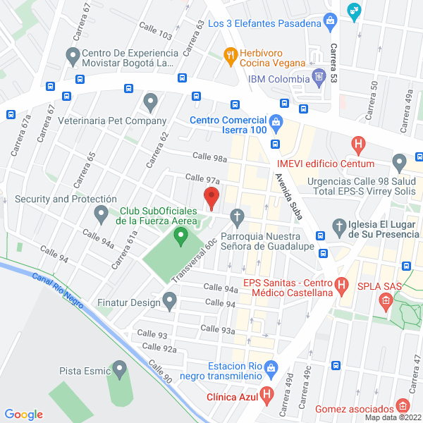 Map of Grupop Ltda