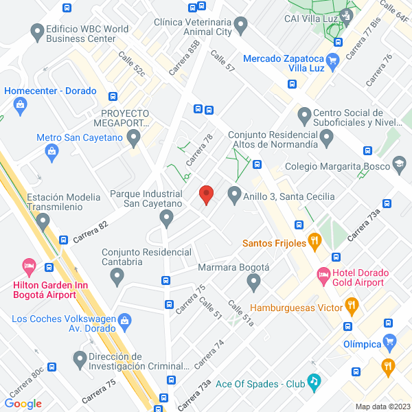 Map of Prodiaseo S.A.S.