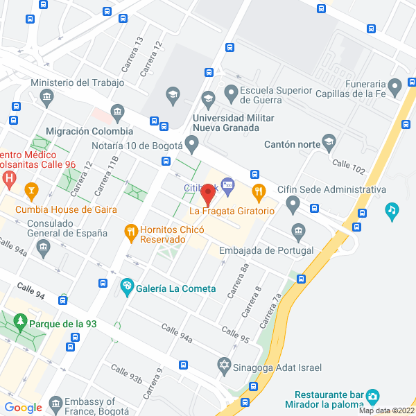 Map of Briceño & Terreros Abogados Asociados Ltda