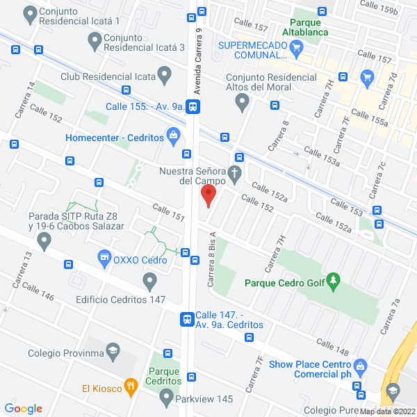 Map of Jce Publicidad Ltda.