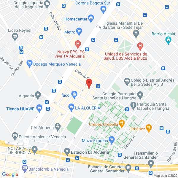 Map of Servicios De Publicidad Serpock Ltda.