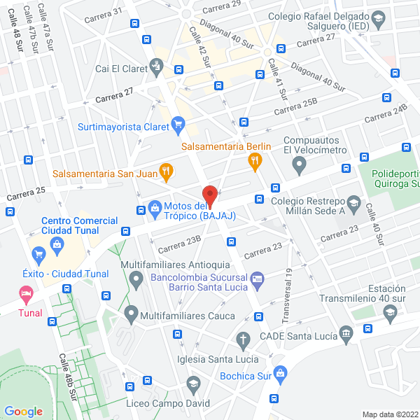 Map of Santos Ramón Salgar Preciado