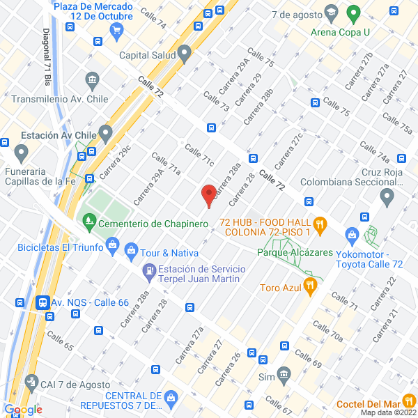 Map of Serviscreen Grafnic