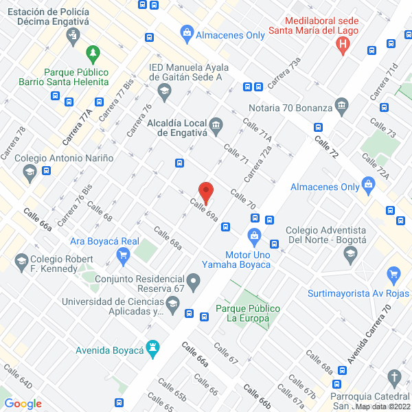 Map of Pymadcol Innovacion Y Diseño Ltda.