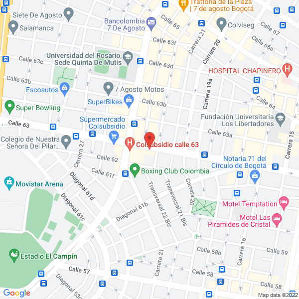 Map of Axioma Laboratorios E.U.