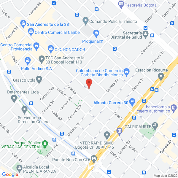 Map of Sancarga Ltda.