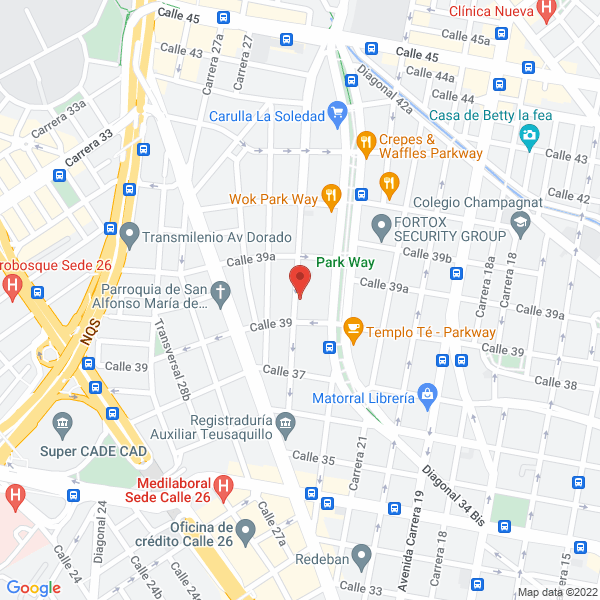 Map of Constructores Telefónicos Y Electrónicos Ltda. Contelec Ltda.