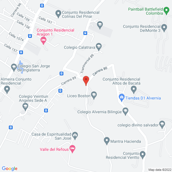 Map of Colegio Calatrava