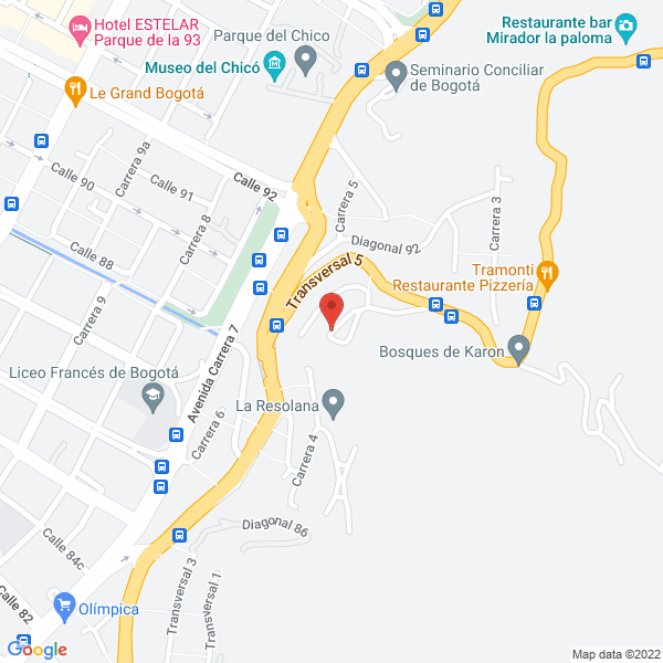 Map of Villaveces Ronderos & Cia S En C