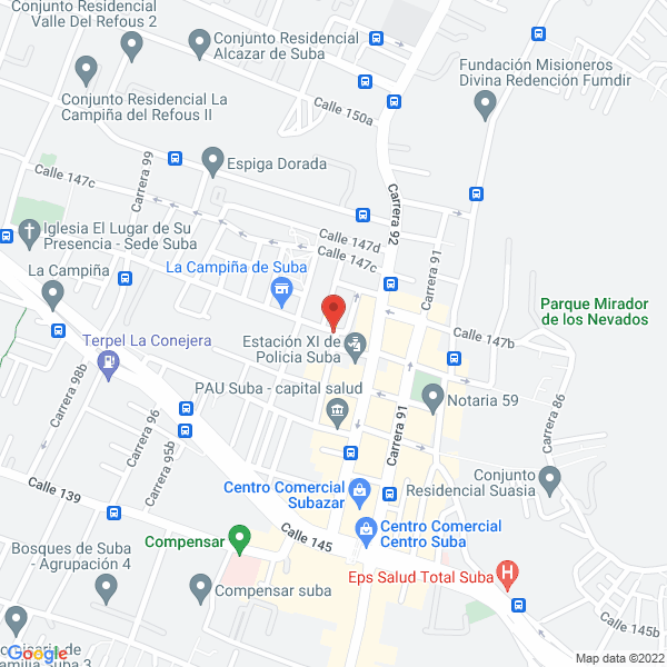 Map of C.I. Compañía De Seguridad Integral Ltda.