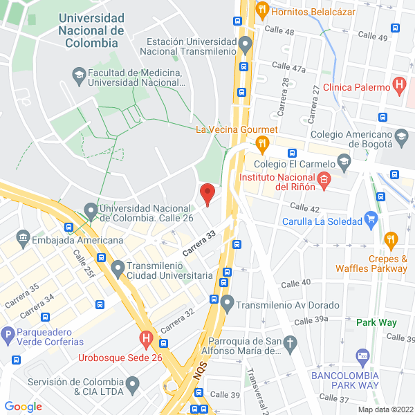Map of D Y S Asesores Ltda.