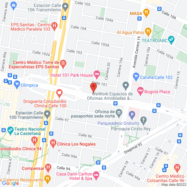Map of Inversiones Buenos Aires S.A.