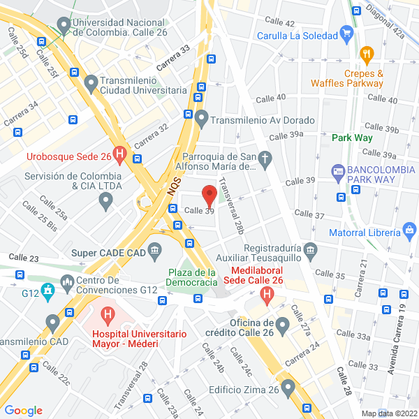 Map of Tecnología Modular S.A.S.