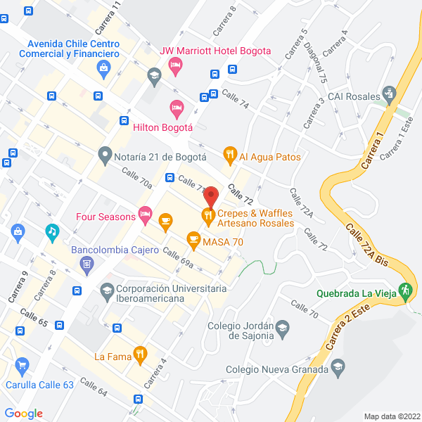 Map of Aldana Quiroga Sandra Marcela
