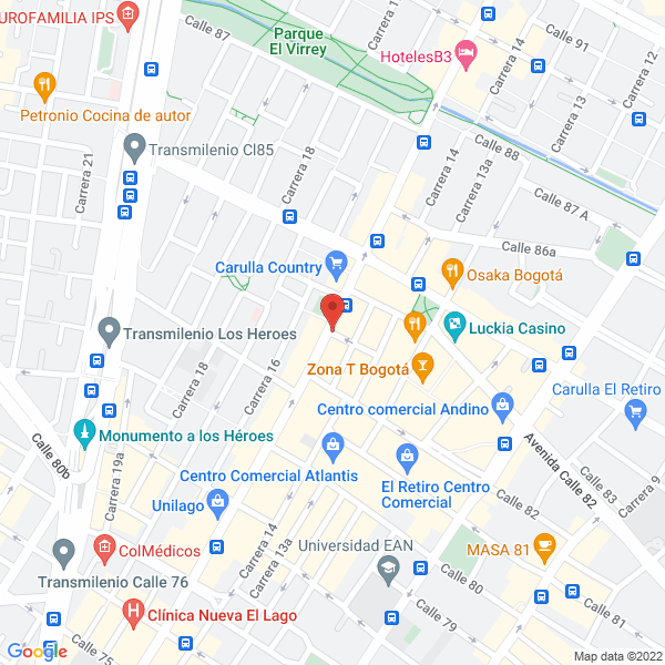 Map of Saru Marketing S.A.S.