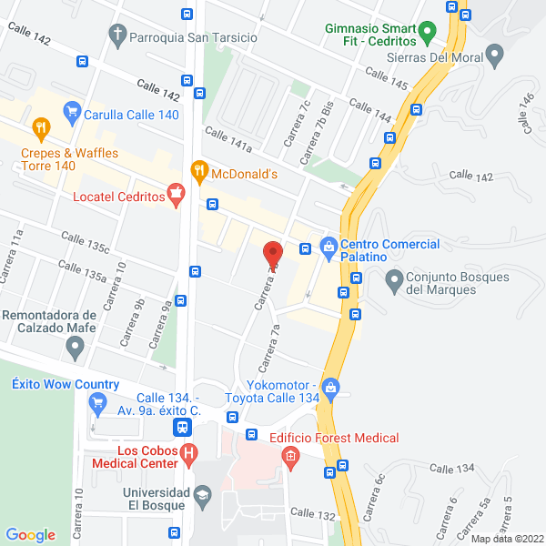 Map of Constructora La Catalina Ltda