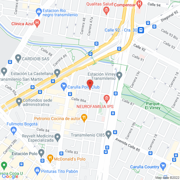 Map of Profesionales En A. Y B. S.A.