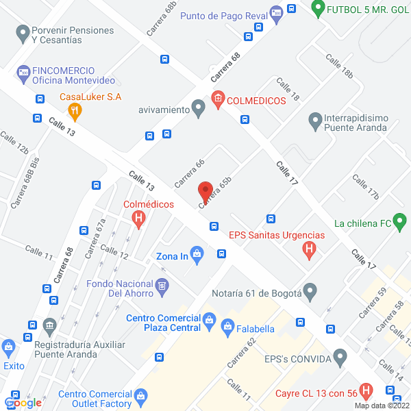 Map of Empaques Plasticos Impresos Y Coextruidos S.A.