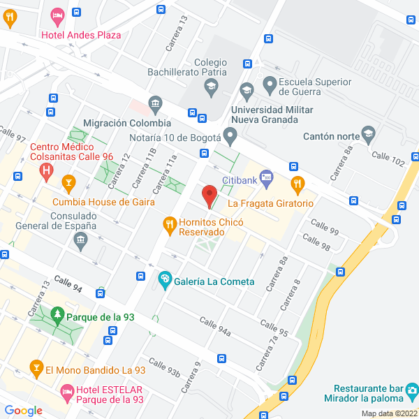 Map of Mainatek S.A.S.