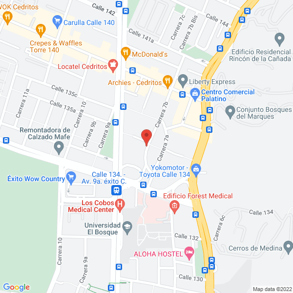 Map of Quinitrón S.A.S.
