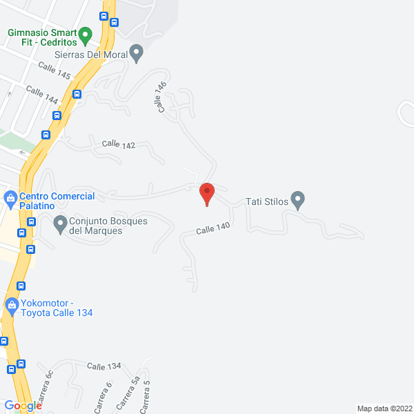Map of Inversiones Proyectadas S.A.S.