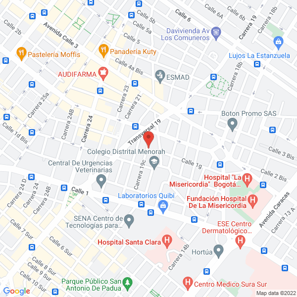 Map of Rondacol Ltda.