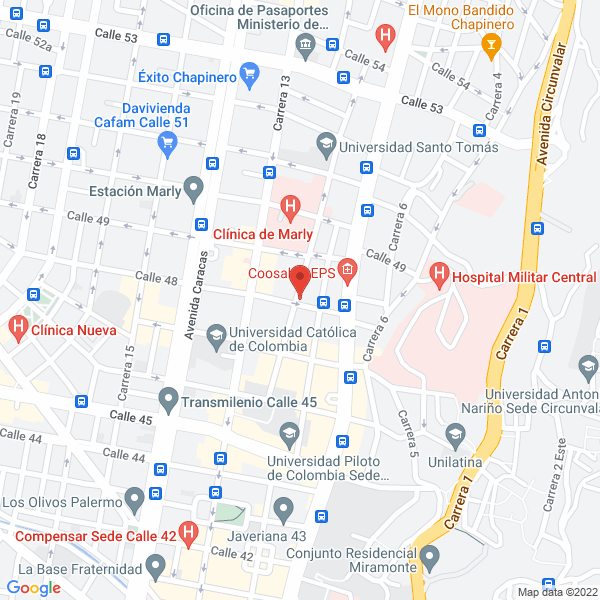 Map of Hotel Baron V