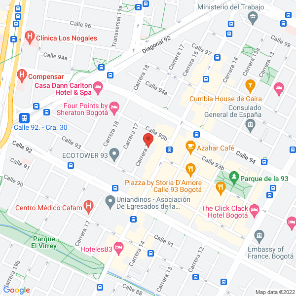 Map of Call Center Financiero Legal Y Comercial S.A.S.