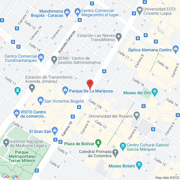 Map of Luis Eladio Peña Marín
