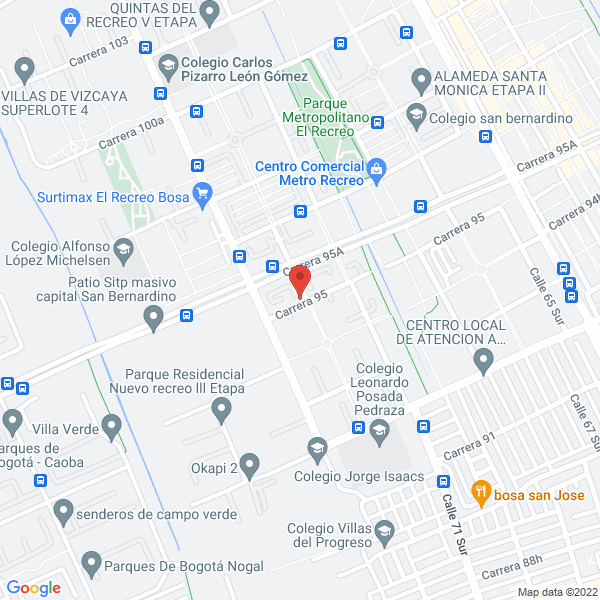 Map of Kelly Lorena Guerra Muñoz