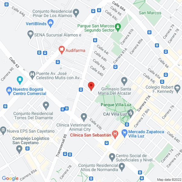 Map of Hernando Escobar Calderón