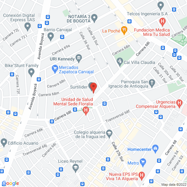 Map of Futuprint S.A.S.